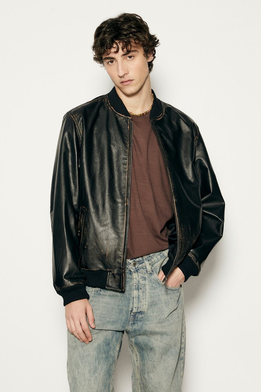 CAMPERA BOMBER LEATHER